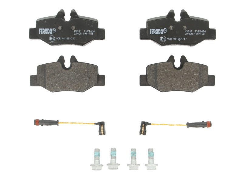 Kit 4 Pastiglie Freno Marca Ferodo Codice | FVR1494 BIBA-RICAMBI