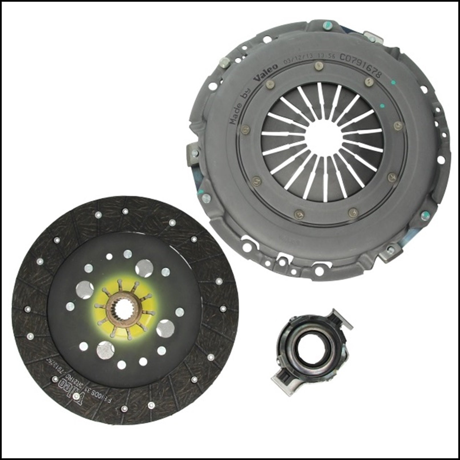 Kit Frizione Valeo Per Fiat Bravo | Brava | Doblo | Marea | Multipla | 1.900 D BIBA-RICAMBI