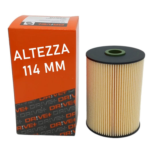 Filtro Gasolio Carburante Compatibile Per VW Passat CC B6 (357) 2.0 TDI 105KW-143CV - Altezza 114 mm BIBA-RICAMBI