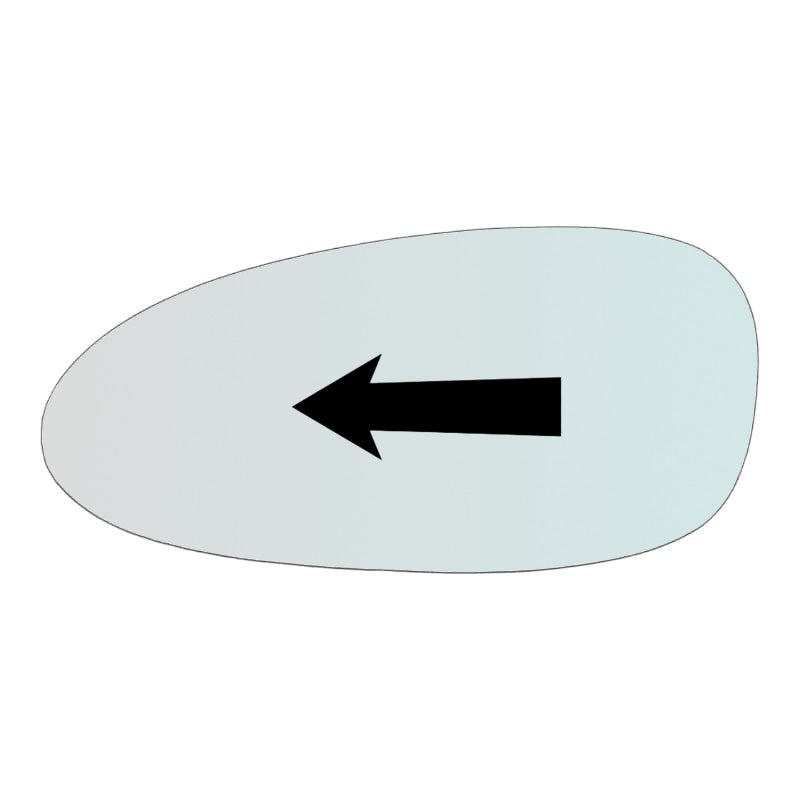 Vetro Specchio Retrovisore Lato SX Per Porsche Cayman I (987) solo 2005-2008