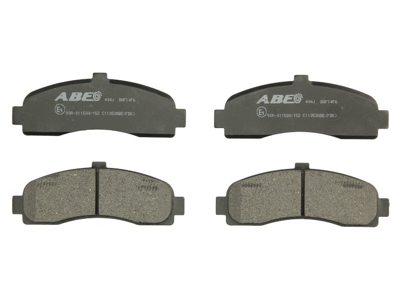 Kit 4 Pastiglie Freno Anteriori Compatibile Per Nissan Micra II (K11) dal 1992-2003 BIBA-RICAMBI