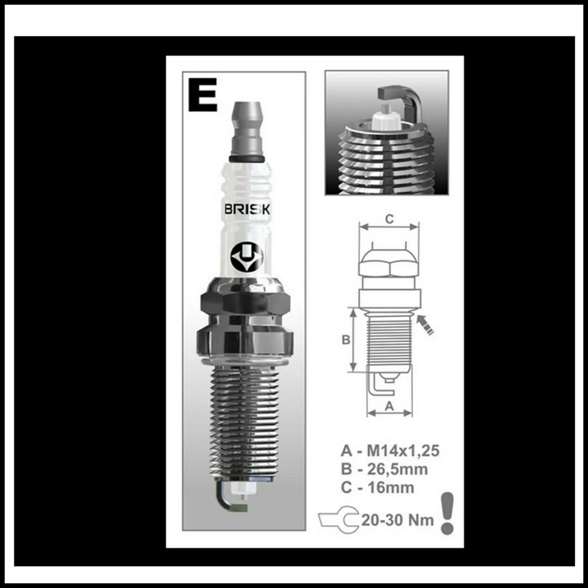 Kit 6 Candele Specifiche Gpl | Metano Adattabile Peugeot 406 dal 2000> BIBA-RICAMBI