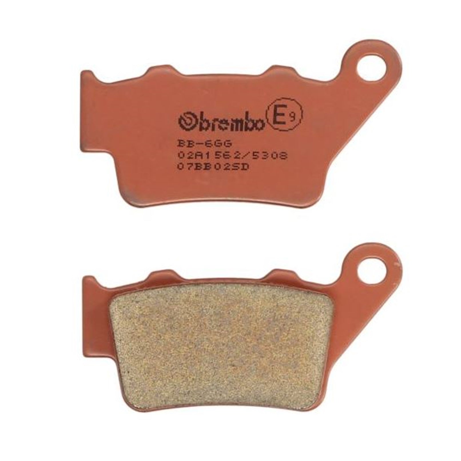 Kit 2 Pastiglie Freno Moto Anteriori | Posteriori Brembo art.07BB02SD BIBA-RICAMBI