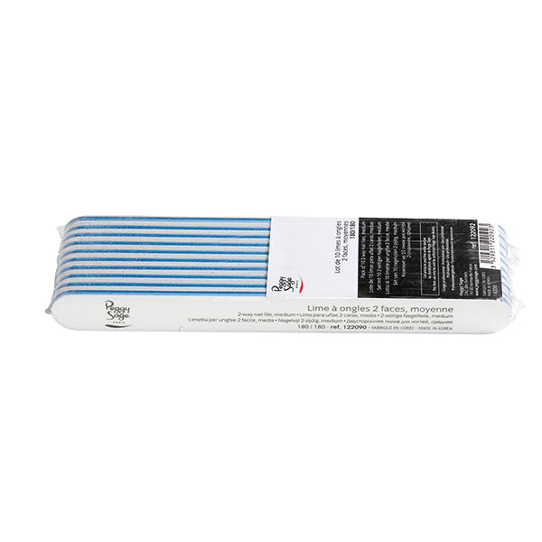 PEGGY SAGE  LOTTO 10 LIMETTE 2 FACCE 180/180, BIANCO