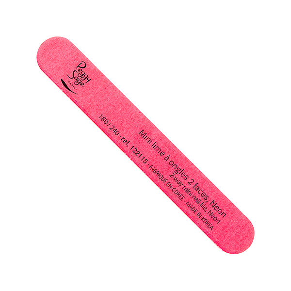 PEGGY SAGE  MINI LIMETTA PER UNGHIE NEON PINK