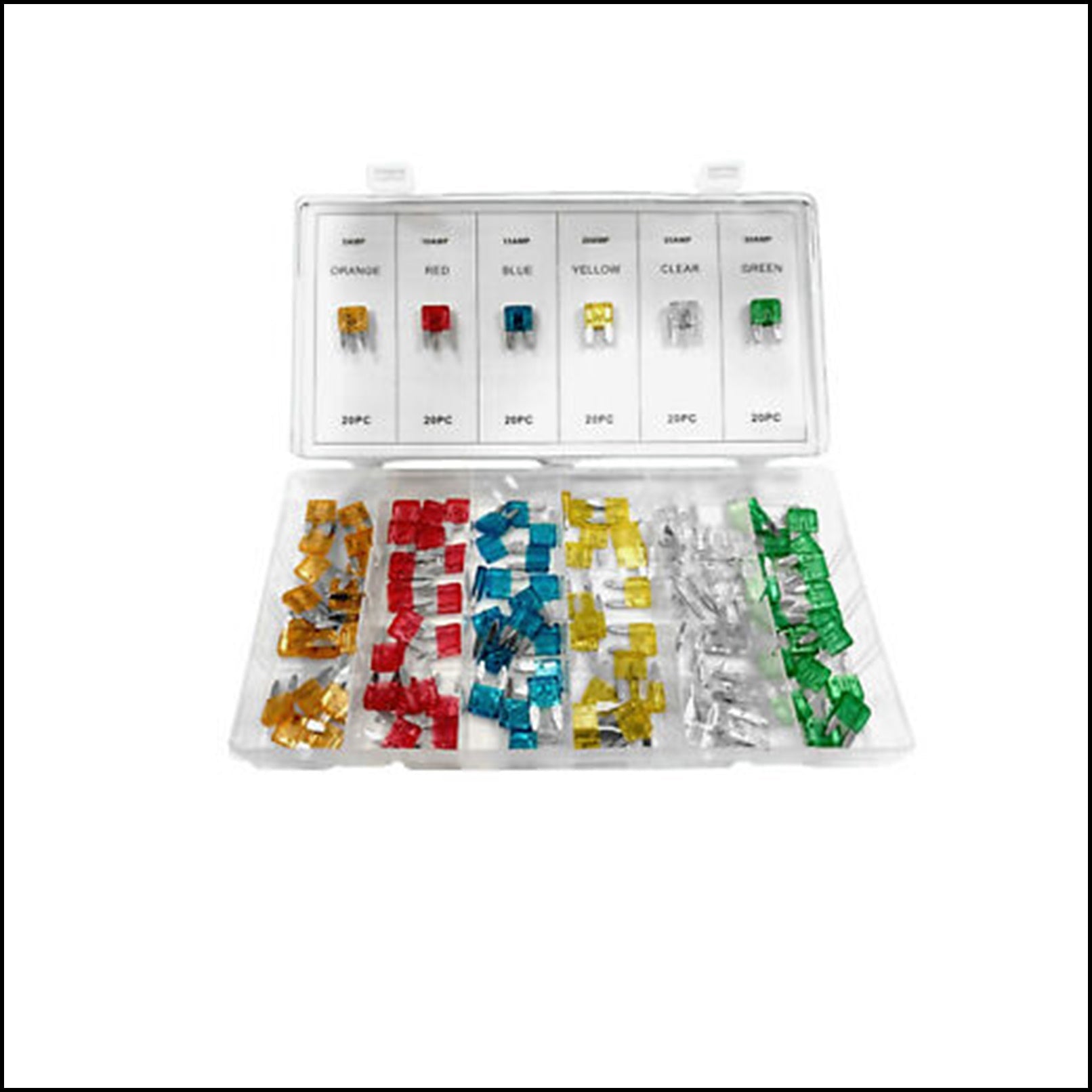 G. Assortimento fusibili auto 80 pzz BIBA-RICAMBI