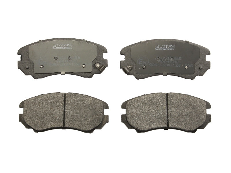Kit 4 Pastiglie Freno Anteriori Compatibile Per Hyundai Tucson (JM) dal 2004> BIBA-RICAMBI