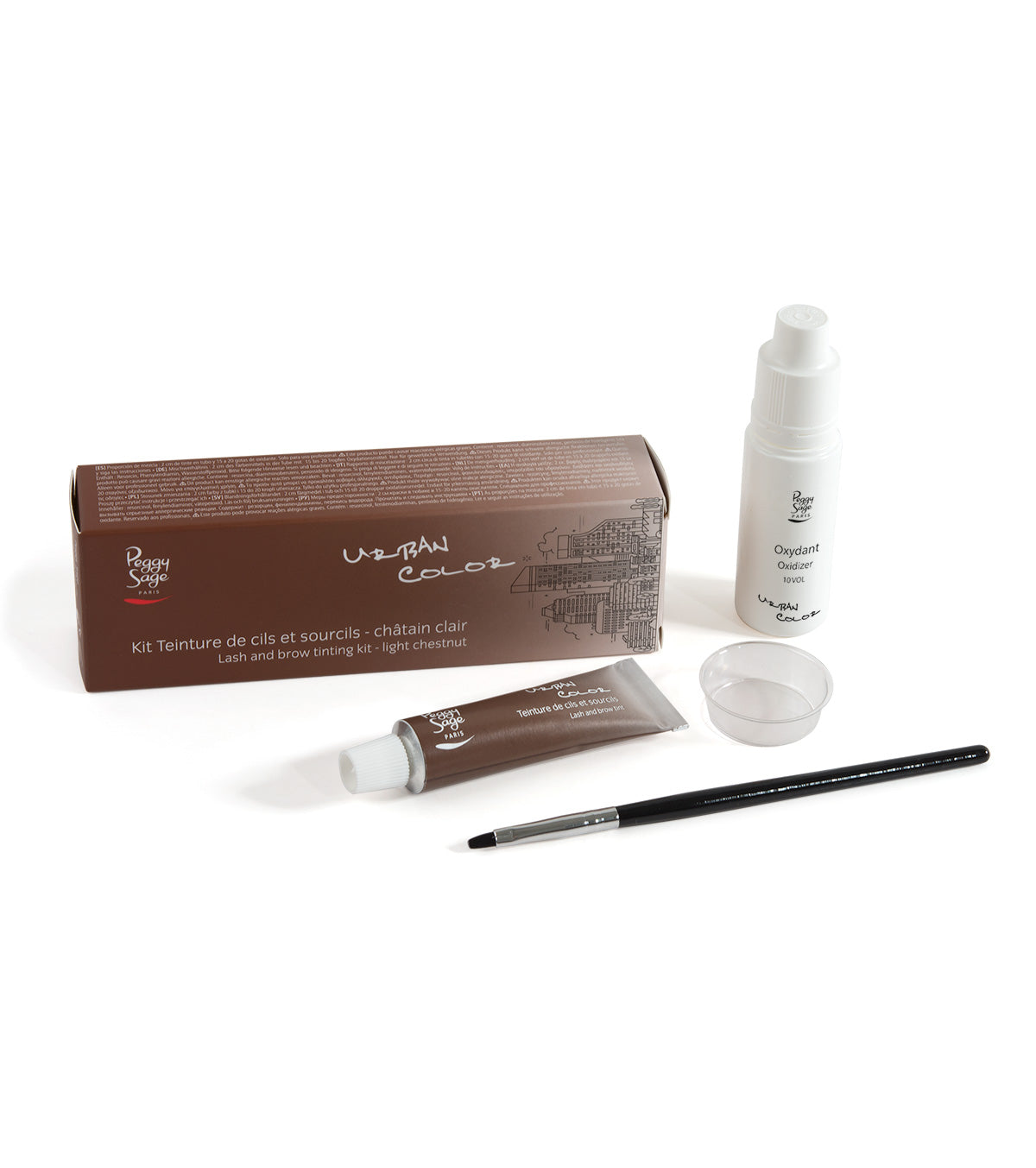 PEGGY SAGE  KIT TINTA PER LE CIGLIA E LE SOPRACCIGLIA CHATAIN
