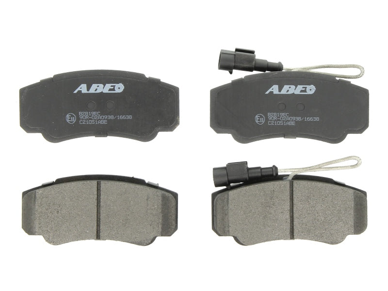Kit 4 Pastiglie Freno Posteriori Compatibile Per Renault Trucks Maxity dal 2007> BIBA-RICAMBI