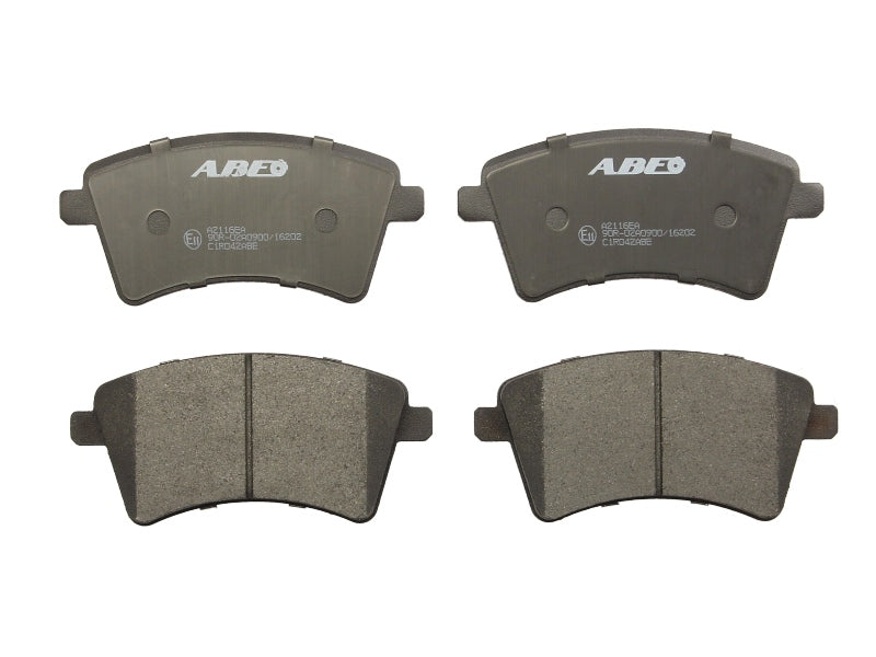 Kit 4 Pastiglie Freno Anteriori Compatibile Per Renault Kangoo Be Bob (KW0) dal 2009> BIBA-RICAMBI