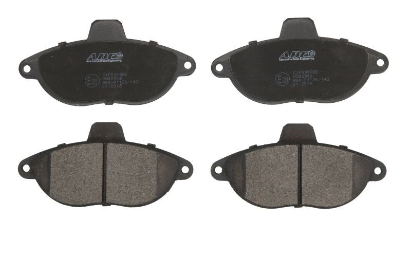 Kit 4 Pastiglie Freno Anteriori Compatibile Per Fiat Ulysse (220) Dal 1997-2002 BIBA-RICAMBI