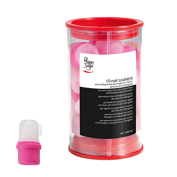 PEGGY SAGE  10 NAIL SOAKERS - BIBA-RICAMBI