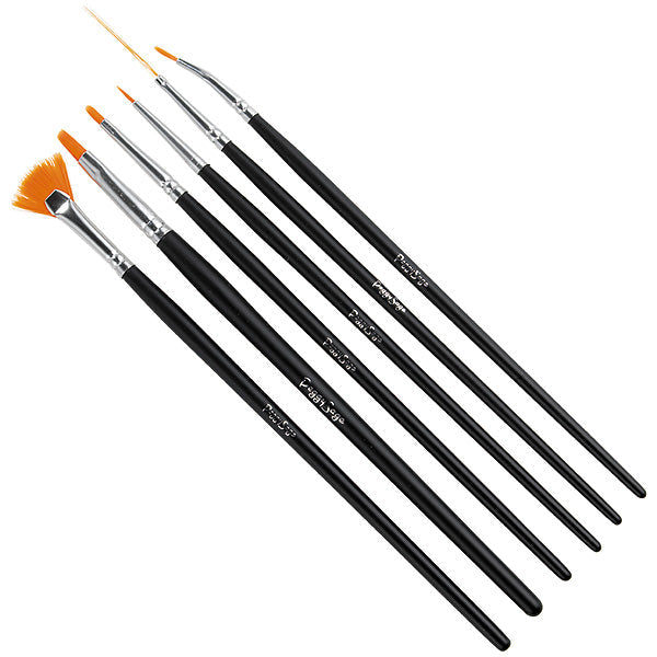 PEGGY SAGE  SET 6 PENNELLI NAIL ART - BIBA-RICAMBI