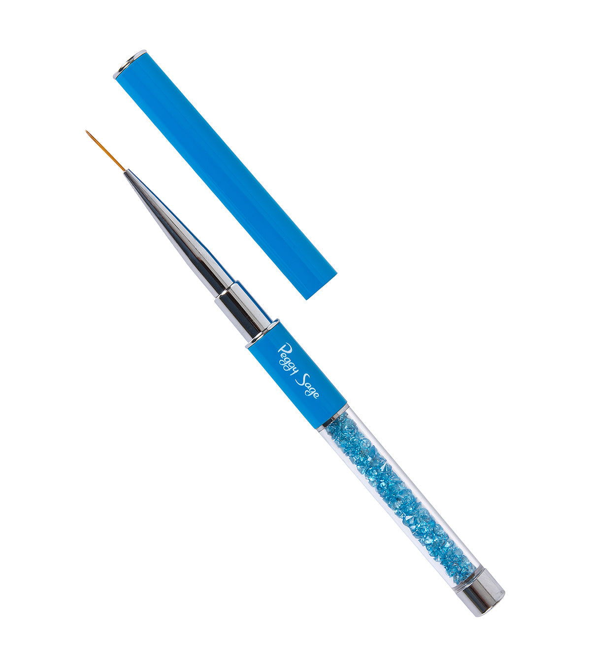 PEGGY SAGE  PENNELLO NAIL ART CRYSTAL  LINER ULTRA FINE LUNGO - BIBA-RICAMBI