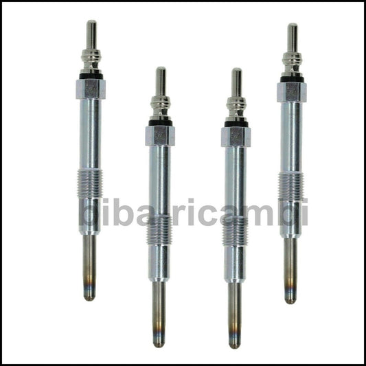 Kit 4 Candelette Adattabile Fiat Sedici 1.900 Diesel 88kw/120cv dal 2006&gt; BIBA-RICAMBI