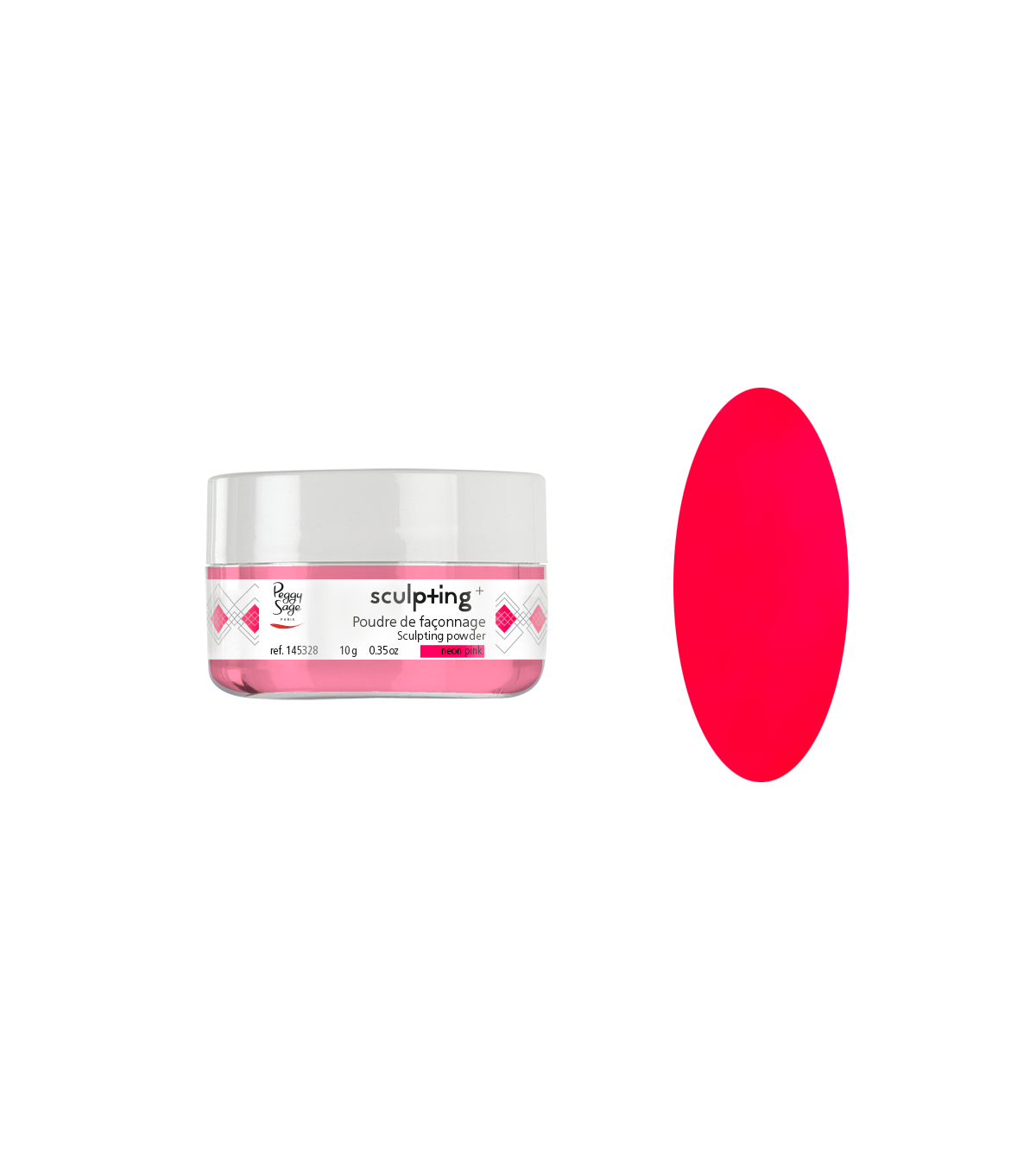 PEGGY SAGE  POLVERE DI MODELLATURA NEON PINK -10G - BIBA-RICAMBI
