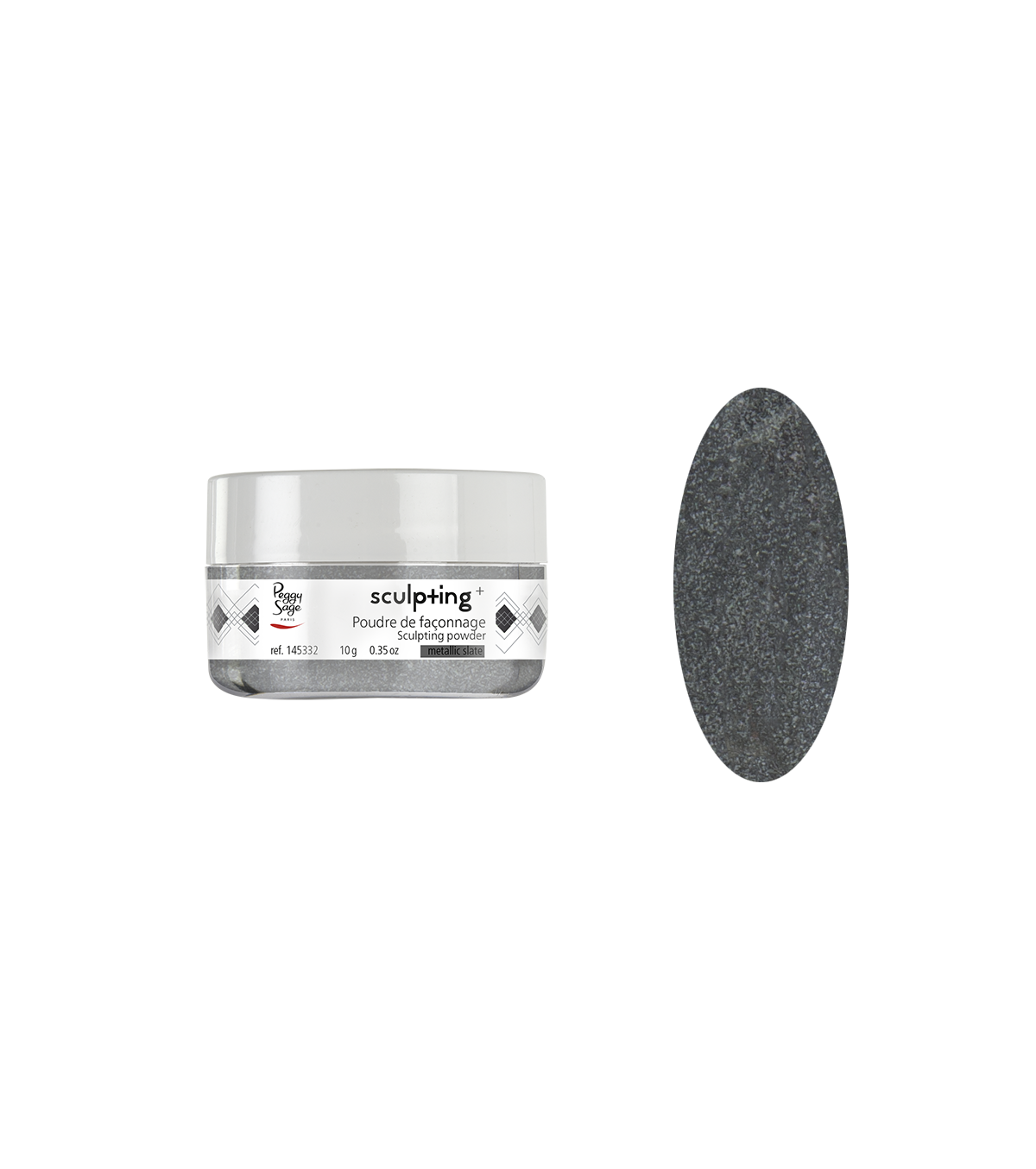 PEGGY SAGE  POLVERE DI MODELLATURA METALLIC SLATE -10G - BIBA-RICAMBI
