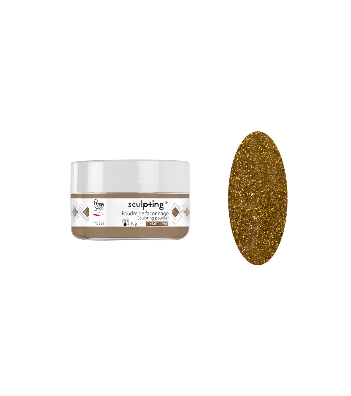 PEGGY SAGE  POLVERE DI MODELLATURA METALLIC JEWEL - 10G - BIBA-RICAMBI