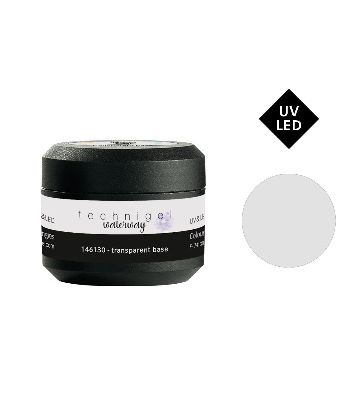 PEGGY SAGE  GEL COLORATO PER UNGHIE UV&LED WATERWAY TRANSPARENT - BIBA-RICAMBI