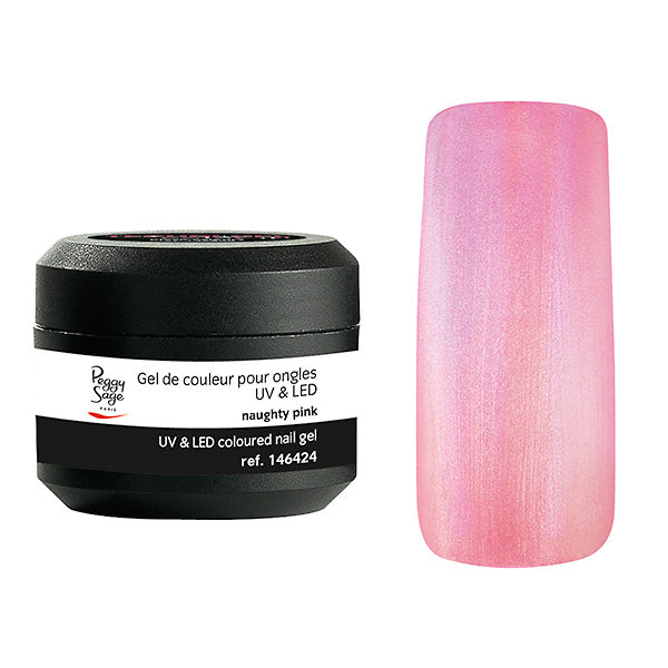 PEGGY SAGE  GEL UV&LED COLORATO PER UNGHIE NAUGHTY PINK 5G - BIBA-RICAMBI
