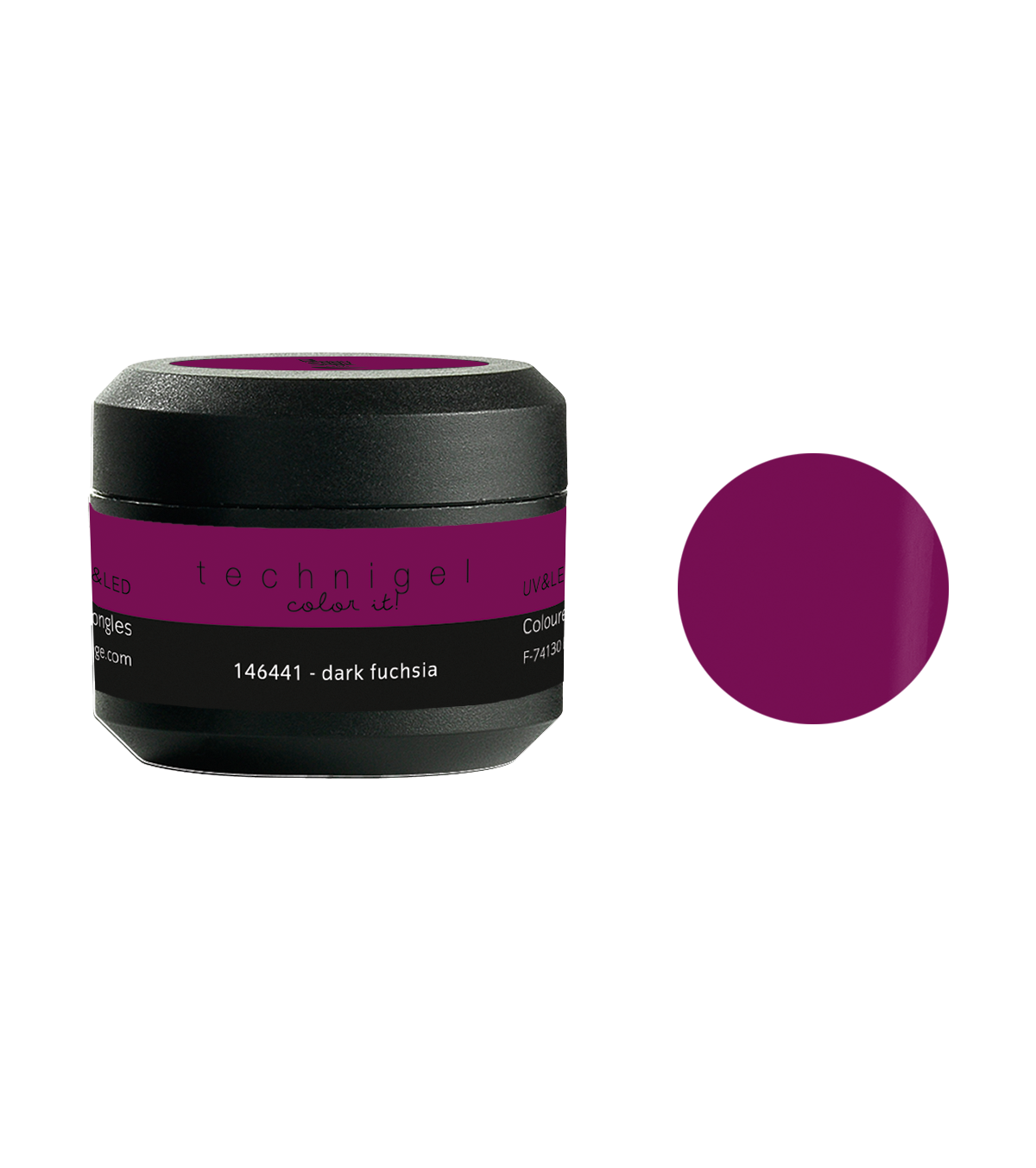 PEGGY SAGE  GEL UV&LED COLORATO PER UNGHIE DARK FUCHSIA  5G - BIBA-RICAMBI