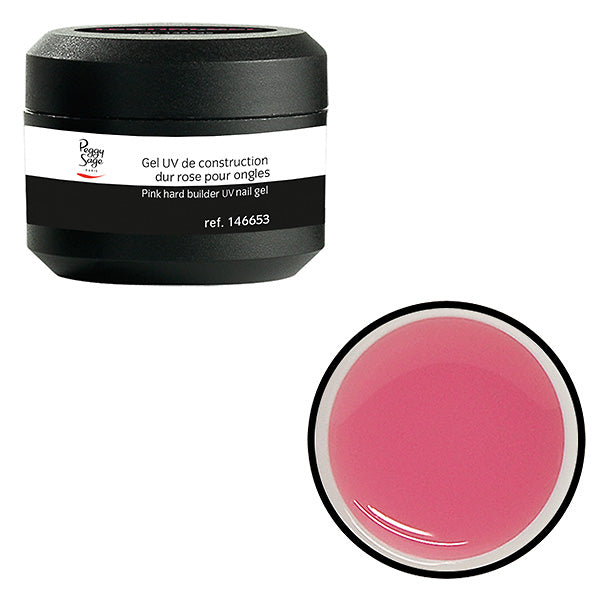 PEGGY SAGE  GEL UV DI CONSTRUZIONE DURO ROSA 15G - BIBA-RICAMBI