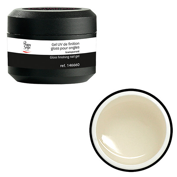 PEGGY SAGE  GEL UV DI FINITURA GLOSS  TRASPARENTE15G - BIBA-RICAMBI