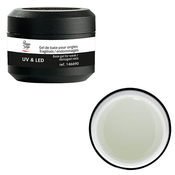PEGGY SAGE  GEL UV&LED DI BASE PER UNGHIE FRAGILI / ROVINATE 15G - BIBA-RICAMBI