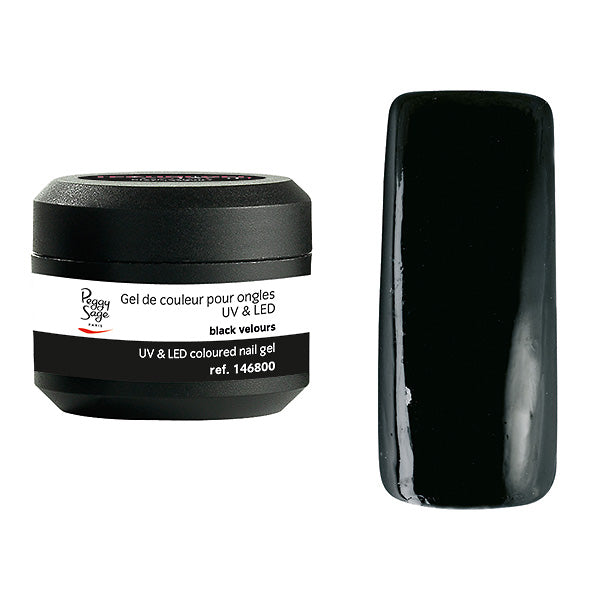 PEGGY SAGE  GEL UV&LED COLORATO PER UNGHIE BLACK VELOURS  5G