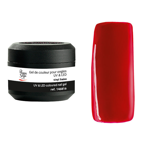 PEGGY SAGE  GEL UV&LED COLORATO PER UNGHIE VINYL FRAISE 5G - BIBA-RICAMBI