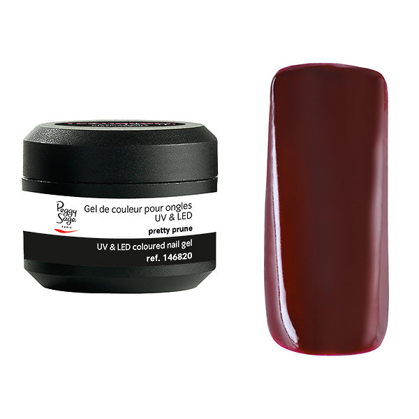 PEGGY SAGE  GEL UV&LED COLORATO PER UNGHIE PRETTY PRUNE 5G - BIBA-RICAMBI