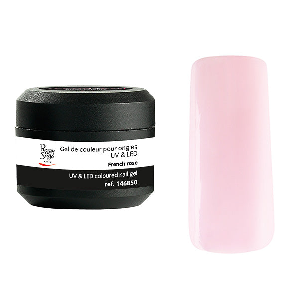 PEGGY SAGE  GEL UV&LED COLORATO PER UNGHIE FRENCH ROSE 5G - BIBA-RICAMBI