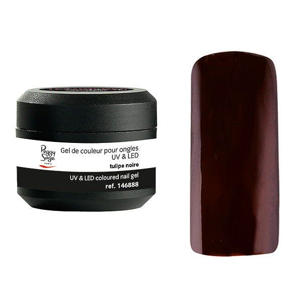 PEGGY SAGE  GEL UV&LED COLORATO PER UNGHIE TULIPE NOIRE 5G - BIBA-RICAMBI