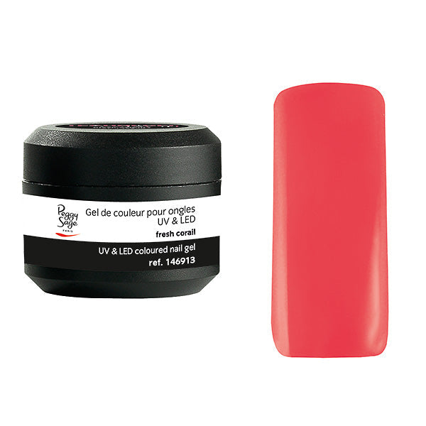 PEGGY SAGE  GEL UV&LED COLORATO PER UNGHIE FRESH CORAIL 5G - BIBA-RICAMBI