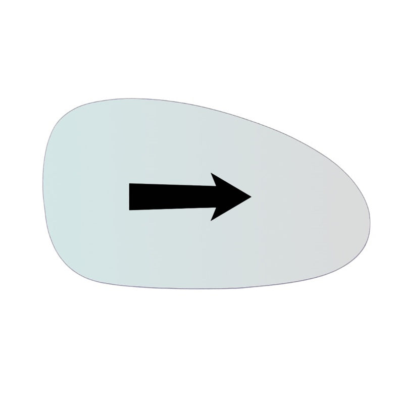 Vetro Specchio Asferico Lato DX Per Porsche BOXSTER (987) dal 2004-2013