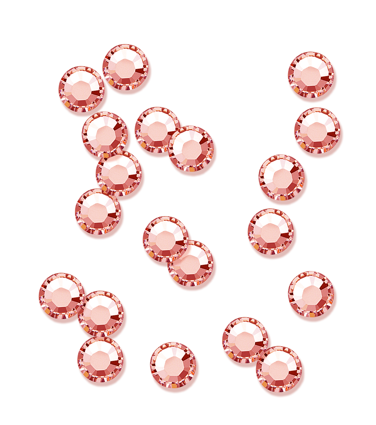 PEGGY SAGE  20 STRASS PER UNGHIE BLUSH ROSE SS5