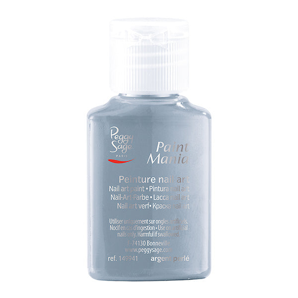PEGGY SAGE  LACCA NAIL ART PAINT MANIA ARGENT PERLE 25ML