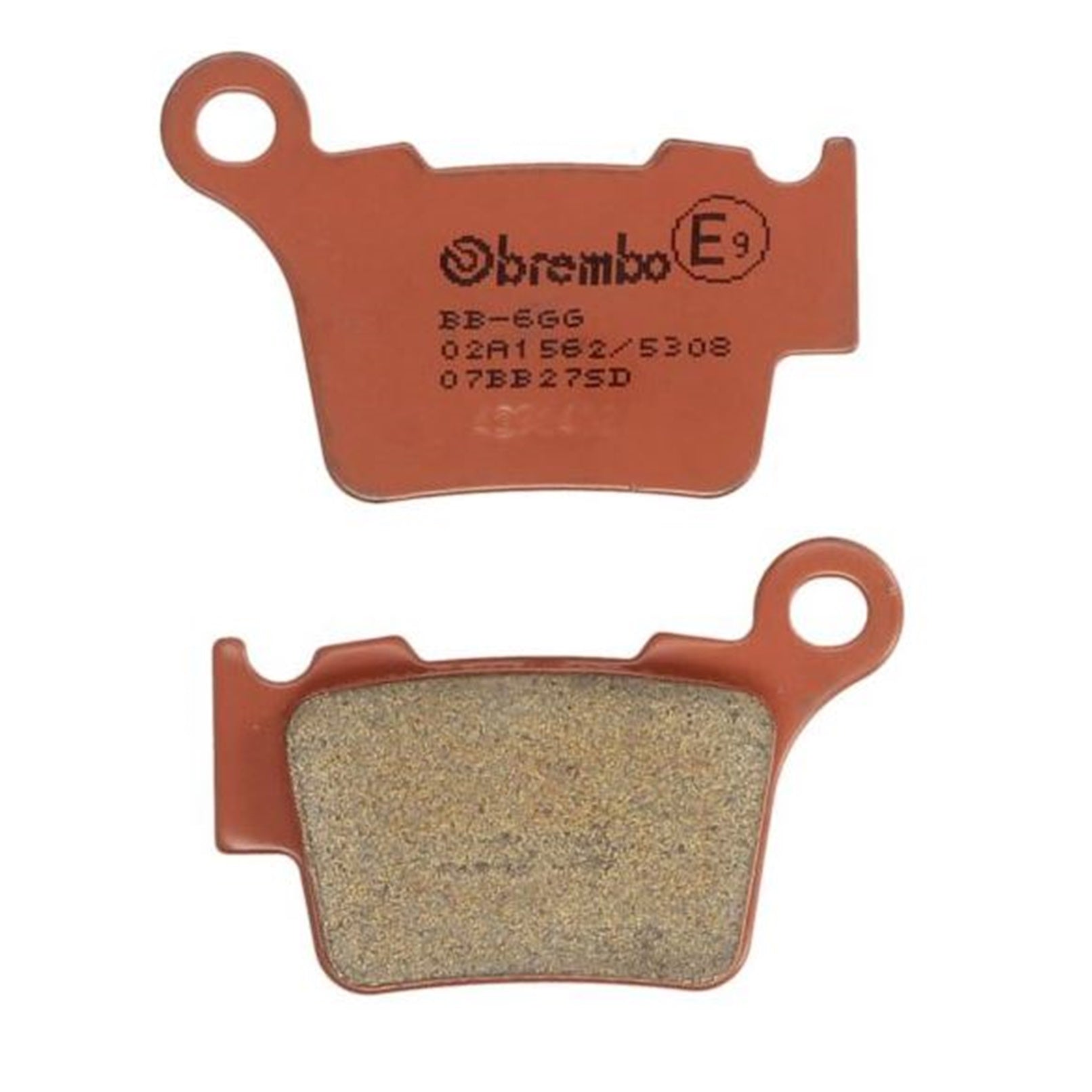 Kit 2 Pastiglie Freno Moto Anteriori | Posteriori Brembo art.07BB27SD BIBA-RICAMBI