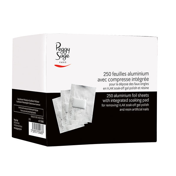 PEGGY SAGE  250 FOGLI DI ALLUMINIO CON COMPRESSA INTEGRATA