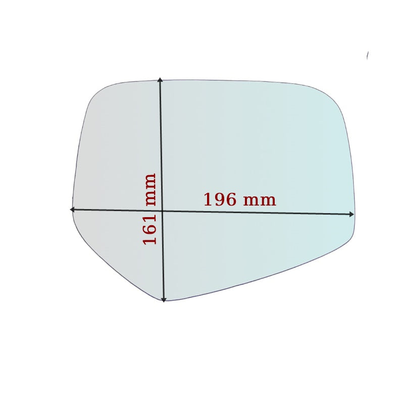 Vetro Specchio ASFERICO Lato SX-Guidatore Per Mitsubishi L200 II dal 2004-2015