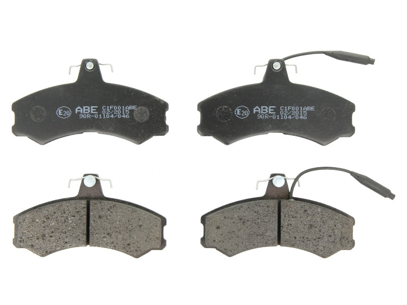 Kit 4 Pastiglie Freno Anteriori Compatibile Per Fiat Ducato (280) dal 1982-1990 BIBA-RICAMBI