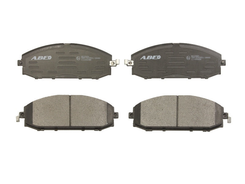 Kit 4 Pastiglie Freno Anteriori Compatibile Per Nissan Patrol GR V Wagon (Y61) dal 1997> BIBA-RICAMBI