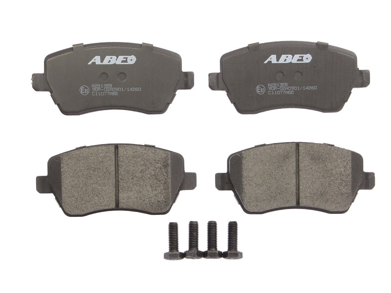 Kit 4 Pastiglie Freno Anteriori Compatibile Per Dacia Dokker MPV dal 2012> BIBA-RICAMBI