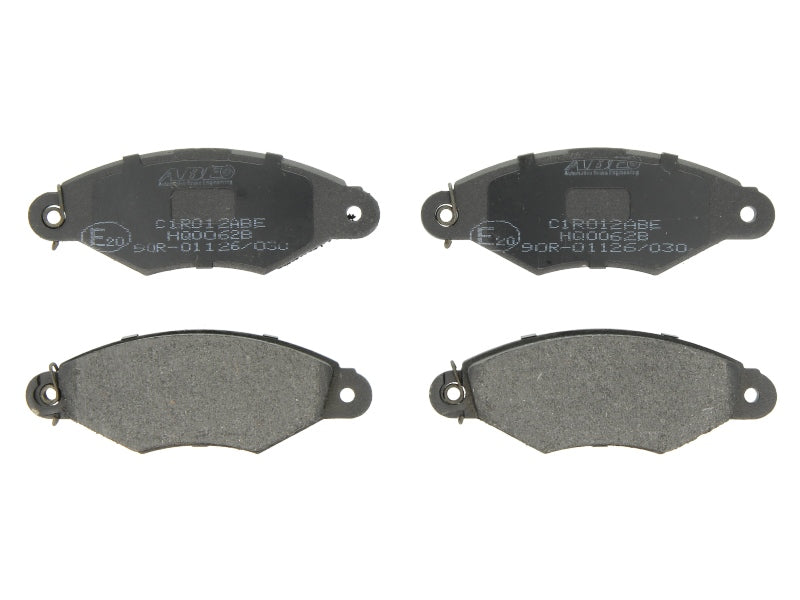 Kit 4 Pastiglie Freno Anteriori Compatibile Per Renault Kangoo dal 1997> BIBA-RICAMBI
