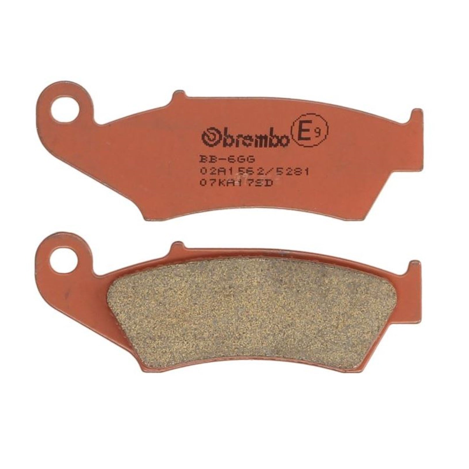 Kit 2 Pastiglie Freno Moto Anteriori | Posteriori Brembo art.07KA17SD BIBA-RICAMBI