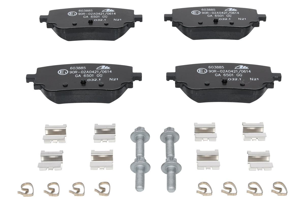 Kit 4 Pastiglie Freno Marca ATE Codice | 13.0460-3885.2 BIBA-RICAMBI