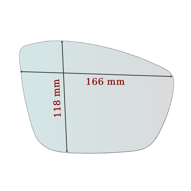 Specchio Retrovisore BLIND-SPOT Lato SX-Guidatore Per Opel Mokka II dal 2020>