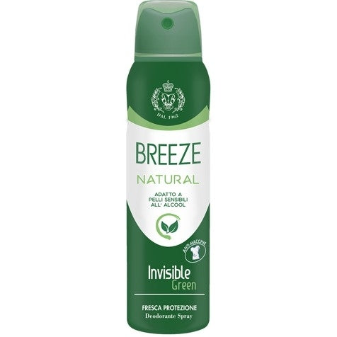 BREEZE DEODORANTE NEW SPRAY NATURAL ESSENCE 150 ML - BIBA-RICAMBI