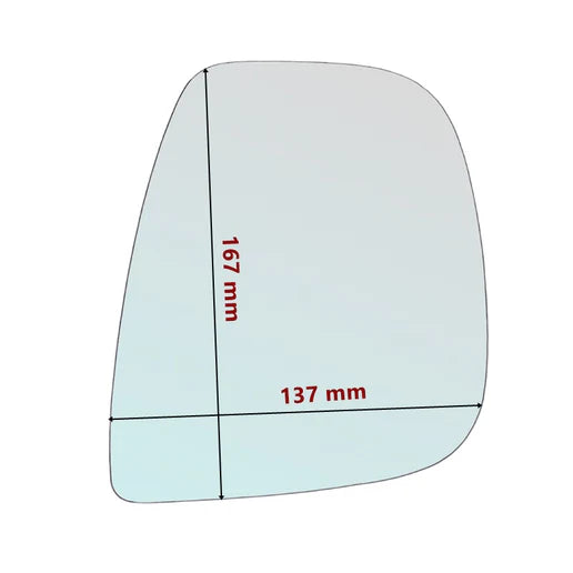 Vetro Specchio Retrovisore Lato SX Compatibile Per Opel Vivaro C dal 2019>