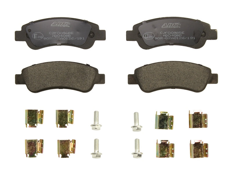 Kit 4 Pastiglie Freno Posteriori Compatibile Per Fiat Ducato (244) dal 2002> BIBA-RICAMBI